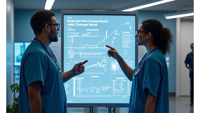 Healthcare professionals reviewing data on a tablet, symbolizing collaboration and innovation in medical wellness.
