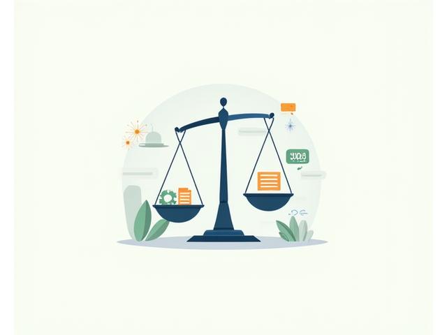 Illustration representing legal interaction, with a balance scale, documents, and communication icons, suggesting conflict resolution and contact points.